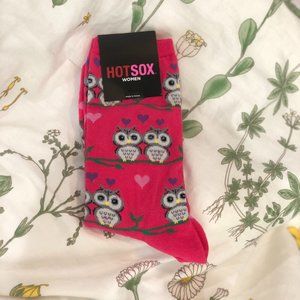 Pink Owl Socks